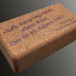 Yogablock aus Kork